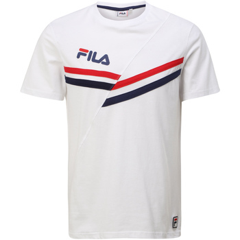 tekstylia Męskie T-shirty z krótkim rękawem Fila FAM0089 Biały