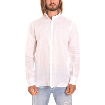 tekstylia Męskie Koszule z długim rękawem Borgoni Milano OSTUNI Biały