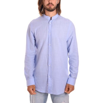 tekstylia Męskie Koszule z długim rękawem Egon Von Furstenberg 22C001 Niebieski