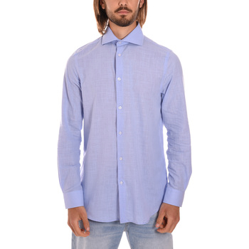 tekstylia Męskie Koszule z długim rękawem Egon Von Furstenberg 22C002 Niebieski