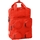 Torby Chłopiec Plecaki Lego Brick 2x2 Backpack Czerwony