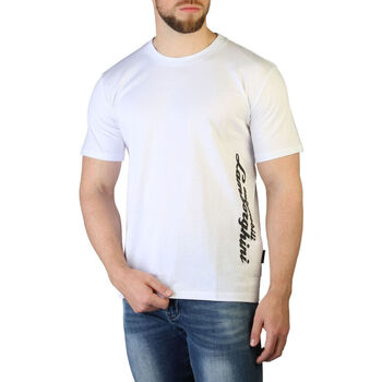 tekstylia Męskie T-shirty z krótkim rękawem Lamborghini - b3xvb7b5 Biały