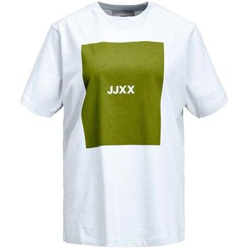 tekstylia Damskie T-shirty z krótkim rękawem Jjxx  Biały