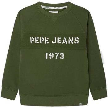 tekstylia Chłopiec Bluzy Pepe jeans  Zielony