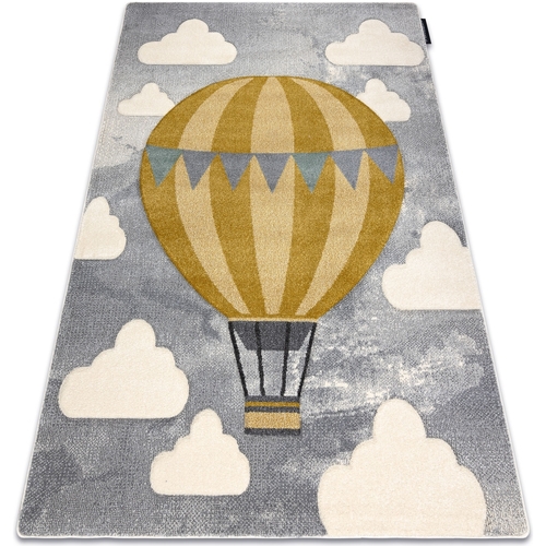 Dom Dywany Rugsx Dywan PETIT BALOON balon, chmurki szary 120x170 cm Szary