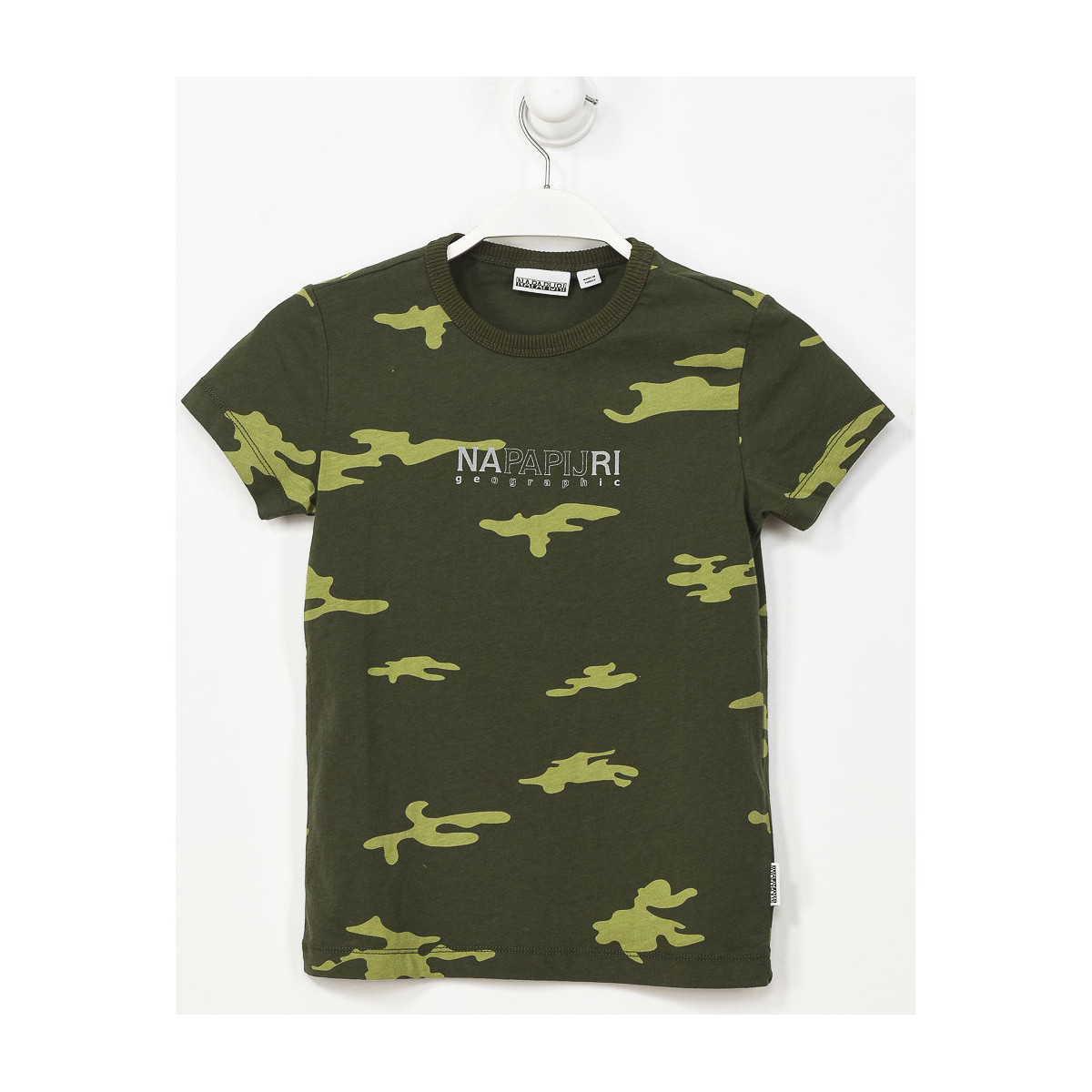 tekstylia Chłopiec T-shirty z krótkim rękawem Napapijri GA4EQB-F1A Zielony