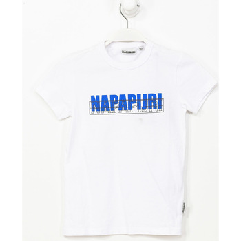 tekstylia Chłopiec T-shirty z krótkim rękawem Napapijri GA4EQC-002 Biały