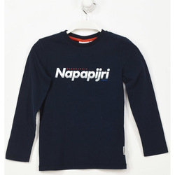 tekstylia Chłopiec T-shirty z długim rękawem Napapijri GA4EQF-176 Niebieski