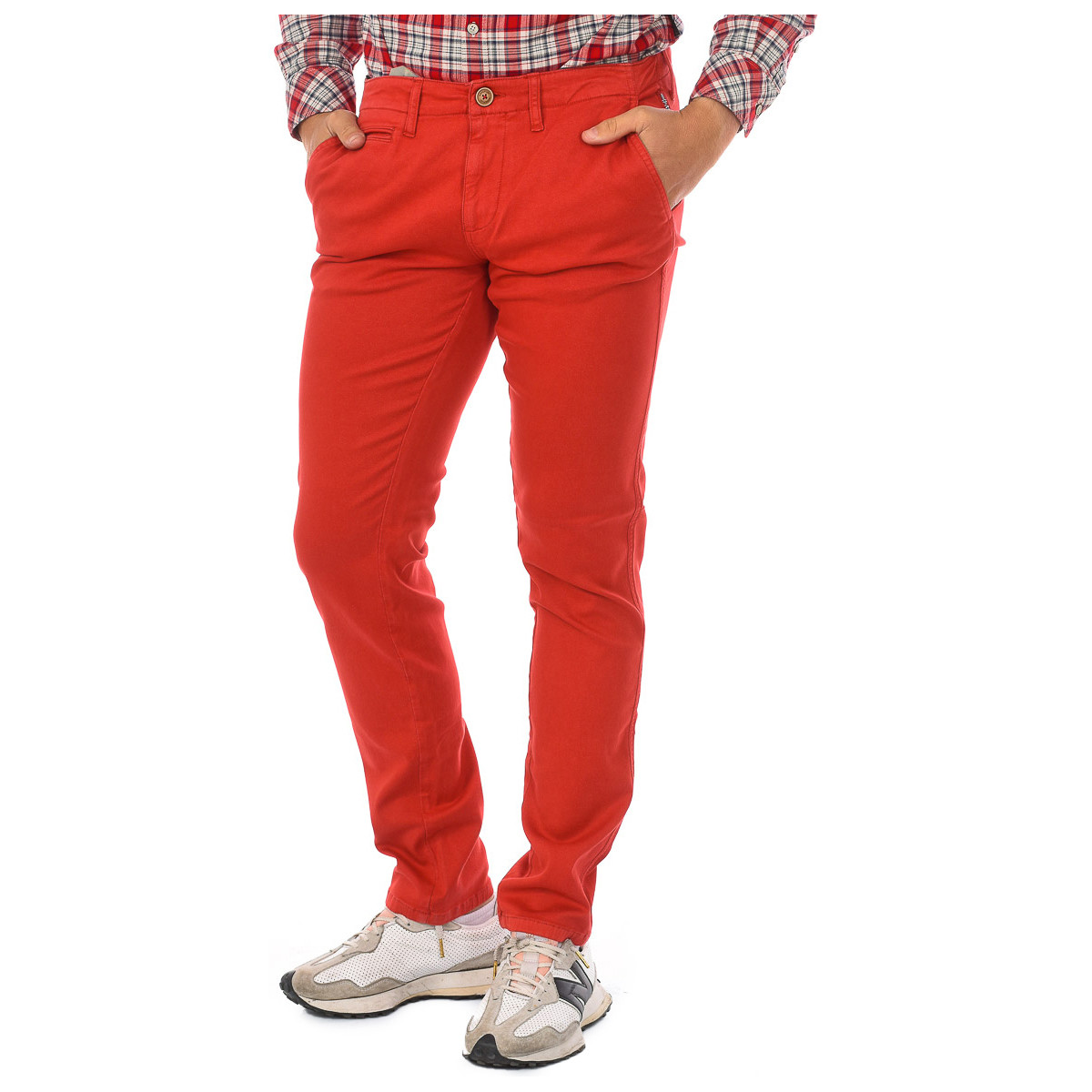 tekstylia Męskie Spodnie Napapijri N0YHTL-R70 Czerwony