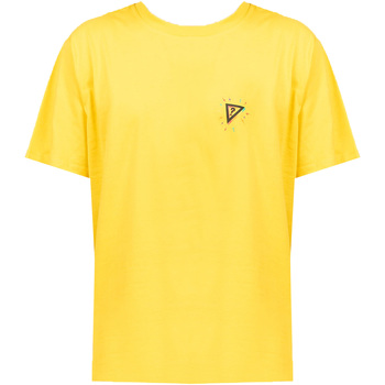 tekstylia Męskie T-shirty z krótkim rękawem Guess M0FI0ER9XF0 Żółty