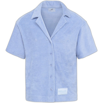 tekstylia Męskie Koszule z długim rękawem Sixth June Chemise  Monogram Towel Niebieski