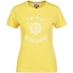 tekstylia Damskie T-shirty z krótkim rękawem Vent Du Cap T-shirt manches courtes femme ACHERYL Żółty