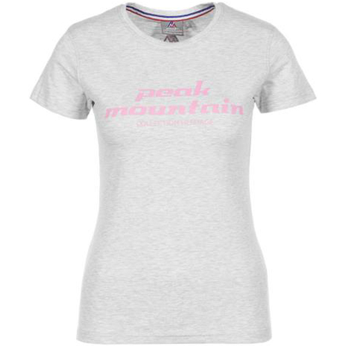 tekstylia Damskie T-shirty z krótkim rękawem Peak Mountain T-shirt manches courtes femme ACOSMO Szary