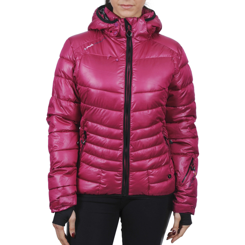tekstylia Damskie Kurtki pikowane Peak Mountain Doudoune de ski femme ALPINE Różowy