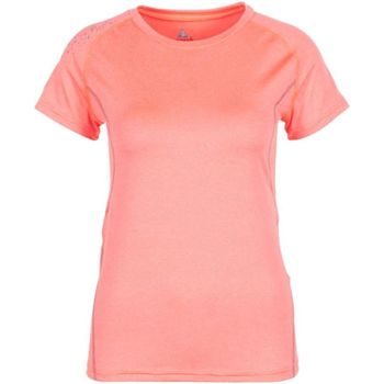 tekstylia Damskie T-shirty z krótkim rękawem Peak Mountain T-shirt manches courtes femme ANSHO Pomarańczowy
