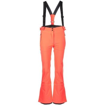 tekstylia Damskie Spodnie Peak Mountain Pantalon de ski femme APELL Pomarańczowy