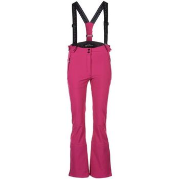 tekstylia Damskie Spodnie Peak Mountain Pantalon de ski femme APELL Różowy