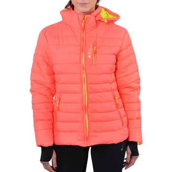 tekstylia Damskie Kurtki pikowane Peak Mountain Doudoune de ski femme APTIS Pomarańczowy