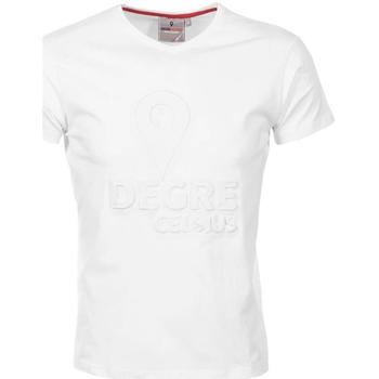 tekstylia Męskie T-shirty z krótkim rękawem Degré Celsius T-shirt manches courtes homme CABOS Biały