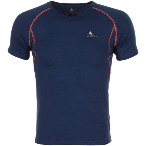 tekstylia Męskie T-shirty z krótkim rękawem Peak Mountain T-shirt manches courtes homme CANSHO Marine