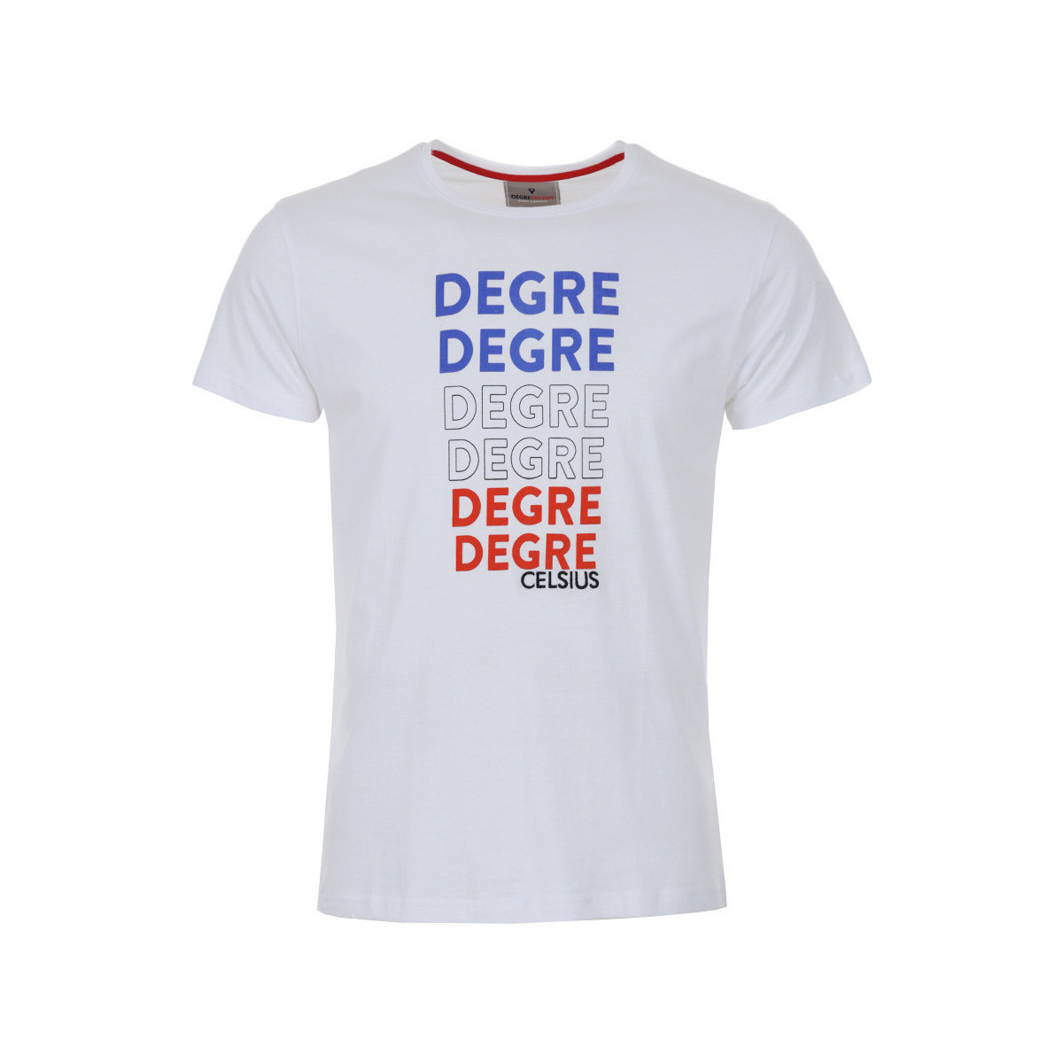 tekstylia Męskie T-shirty z krótkim rękawem Degré Celsius T-shirt manches courtes homme CEGRADE Biały
