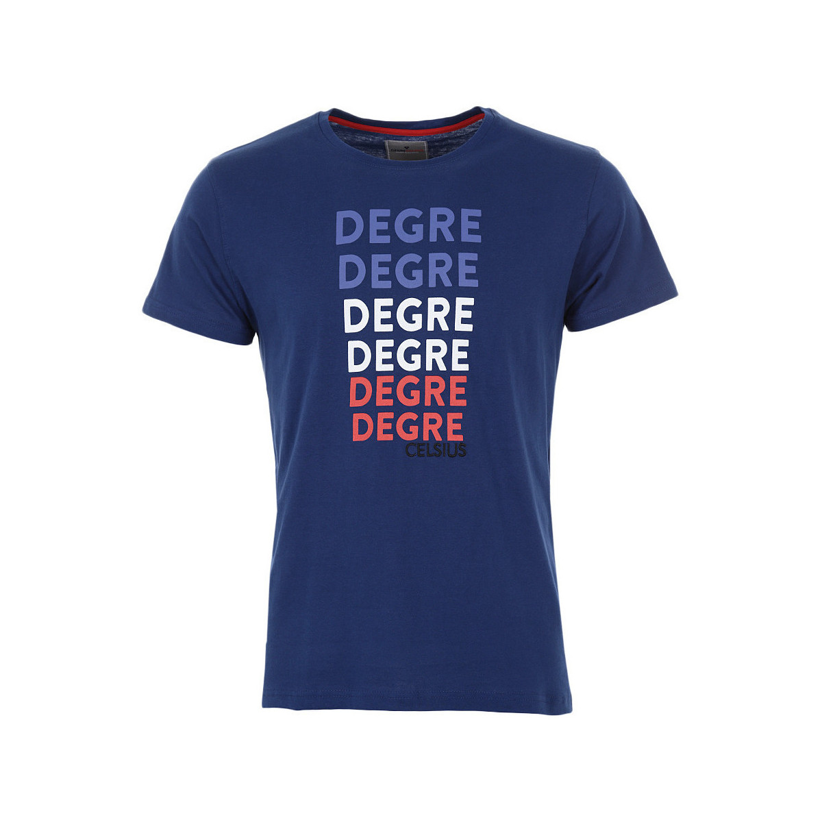 tekstylia Męskie T-shirty z krótkim rękawem Degré Celsius T-shirt manches courtes homme CEGRADE Marine