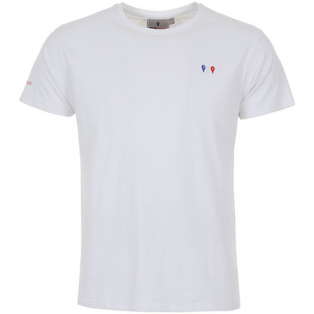tekstylia Męskie T-shirty z krótkim rękawem Degré Celsius T-shirt manches courtes homme CERGIO Biały