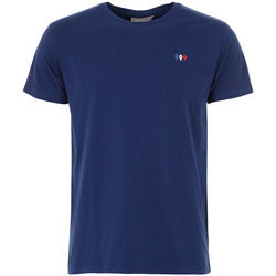 tekstylia Męskie T-shirty z krótkim rękawem Degré Celsius T-shirt manches courtes homme CERGIO Marine