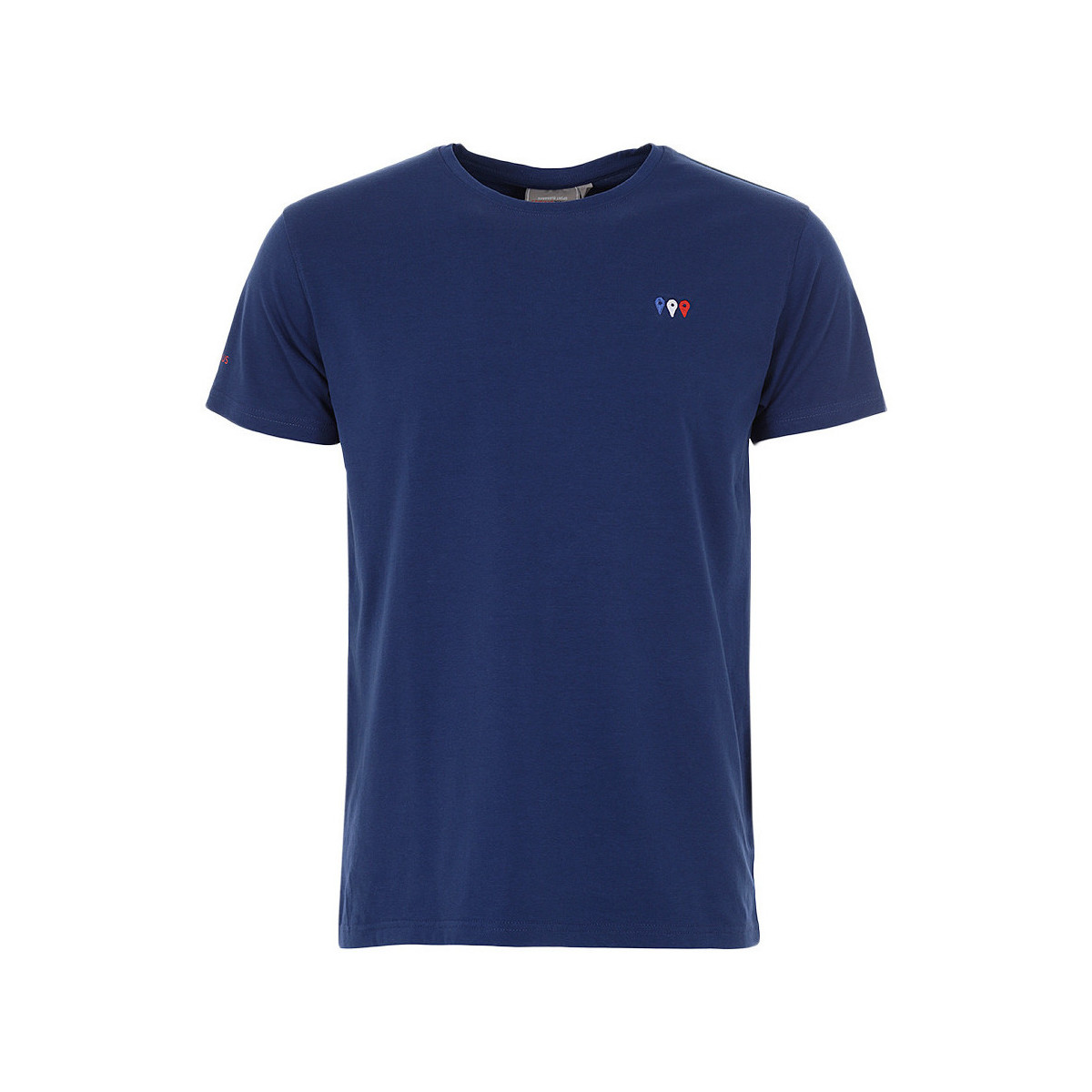 tekstylia Męskie T-shirty z krótkim rękawem Degré Celsius T-shirt manches courtes homme CERGIO Marine