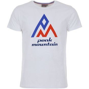 Peak Mountain T-shirt manches courtes homme CIMES Biały
