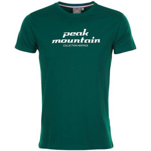 tekstylia Męskie T-shirty z krótkim rękawem Peak Mountain T-shirt manches courtes homme COSMO Zielony