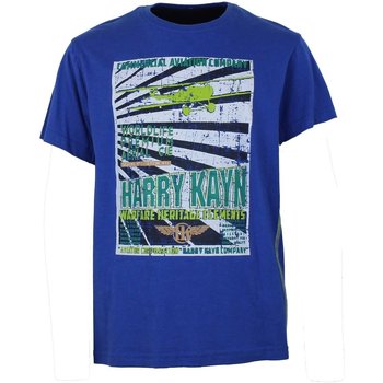 tekstylia Chłopiec T-shirty z krótkim rękawem Harry Kayn T-shirt manches courtesgarçon ECEBANUP Niebieski