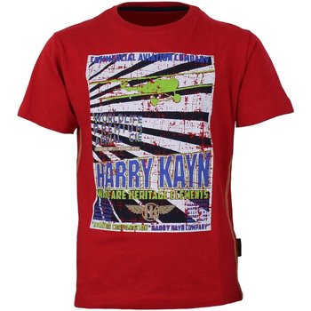 tekstylia Chłopiec T-shirty z krótkim rękawem Harry Kayn T-shirt manches courtesgarçon ECEBANUP Czerwony