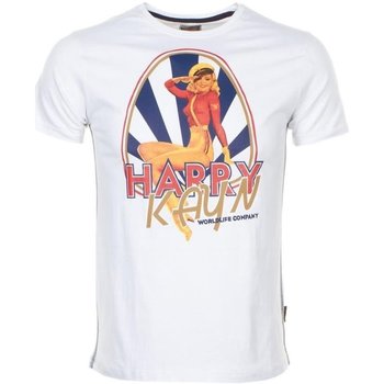 tekstylia Chłopiec T-shirty z krótkim rękawem Harry Kayn T-shirt manches courtes garçon ECELINUP Biały