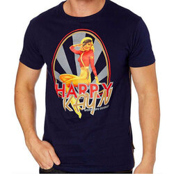 tekstylia Chłopiec T-shirty z krótkim rękawem Harry Kayn T-shirt manches courtes garçon ECELINUP Marine