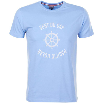 tekstylia Chłopiec T-shirty z krótkim rękawem Vent Du Cap T-shirt manches courtes garçon ECHERYL Niebieski