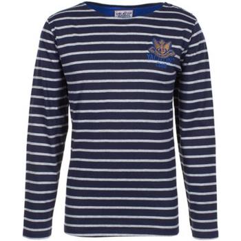 tekstylia Chłopiec T-shirty z długim rękawem Vent Du Cap T-shirt manches longues garçon ECRIVIK Marine