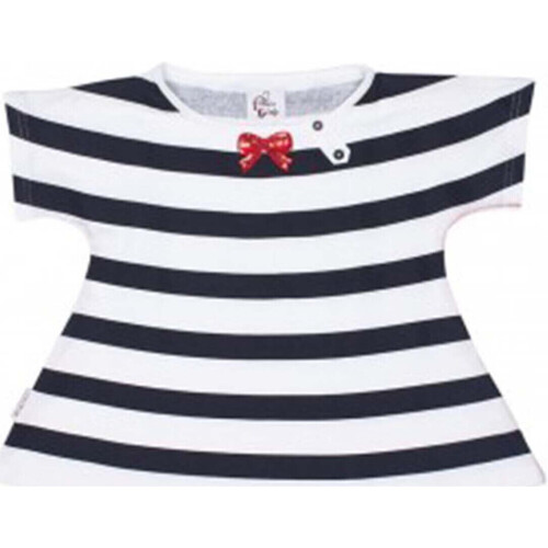 tekstylia Dziewczynka T-shirty z krótkim rękawem Miss Girly T-shirt manches courtes fille FAGOLE Marine