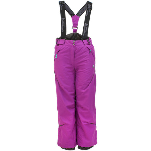 tekstylia Dziewczynka Spodnie Peak Mountain Pantalon de ski fille FAPIX Fioletowy