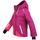 tekstylia Dziewczynka Kurtki krótkie Peak Mountain Blouson de ski fille FATENE Różowy