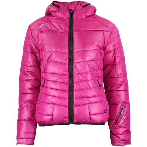 tekstylia Dziewczynka Kurtki pikowane Peak Mountain Doudoune de ski fille GALPINE Różowy