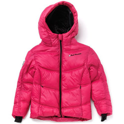 tekstylia Dziewczynka Kurtki pikowane Peak Mountain Doudoune de ski fille GANSEI Różowy