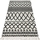 Dom Dywany Rugsx Dywan BERBER SAFI N9040 biały / czarny 120x170 cm Biały