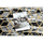 Dom Dywany Rugsx Dywan, Chodnik GLOSS nowoczesny 409A 82 Sześcian, 70x250 cm Czarny
