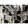 Dom Dywany Rugsx Dywan, Chodnik GLOSS nowoczesny 409A 82 Sześcian, 70x250 cm Czarny