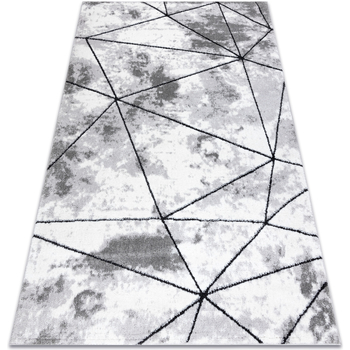 Dom Dywany Rugsx Dywan nowoczesny COZY Polygons, geometryczny, tró 200x290 cm szary
