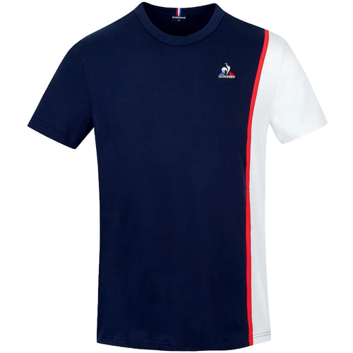 tekstylia Męskie T-shirty z krótkim rękawem Le Coq Sportif Saison 1 Tee N°1 Niebieski