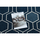 Dom Dywany Rugsx Dywan SPRING 20404994 Hexagon sznurkowy, pętelkow 140x200 cm Niebieski