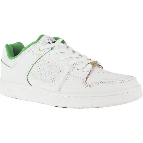 Buty Męskie Trampki DC Shoes Manteca alexis ADYS100686 WHITE/RED (WRD) Biały