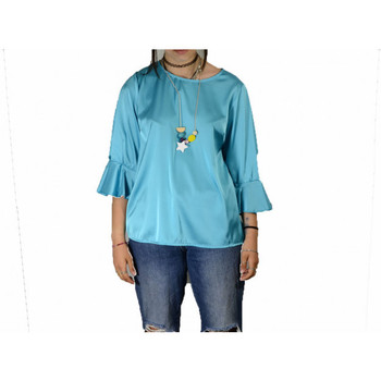 tekstylia Damskie T-shirty i Koszulki polo Dinovo 10888 Niebieski